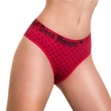 Julieta - 003 - Calcinha - Microfibra Poliamida - Estampada - Cós Doce morena
