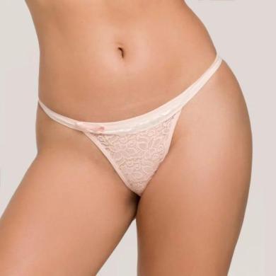 Larissa - 061 - Fio Dental - Microfibra Poliamida- Frente em Renda.