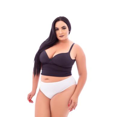 Marília - 043 - Calcinha Plus Size - Tecido Microfibra.