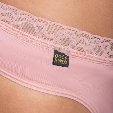 Aline - 002 - Calcinha - Microfibra Poliamida - Cós em Renda