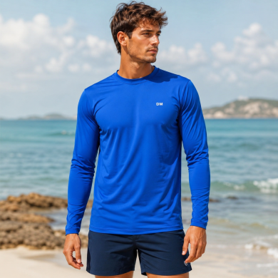 Camisa Masculina Adulto Poliamida UV 50+